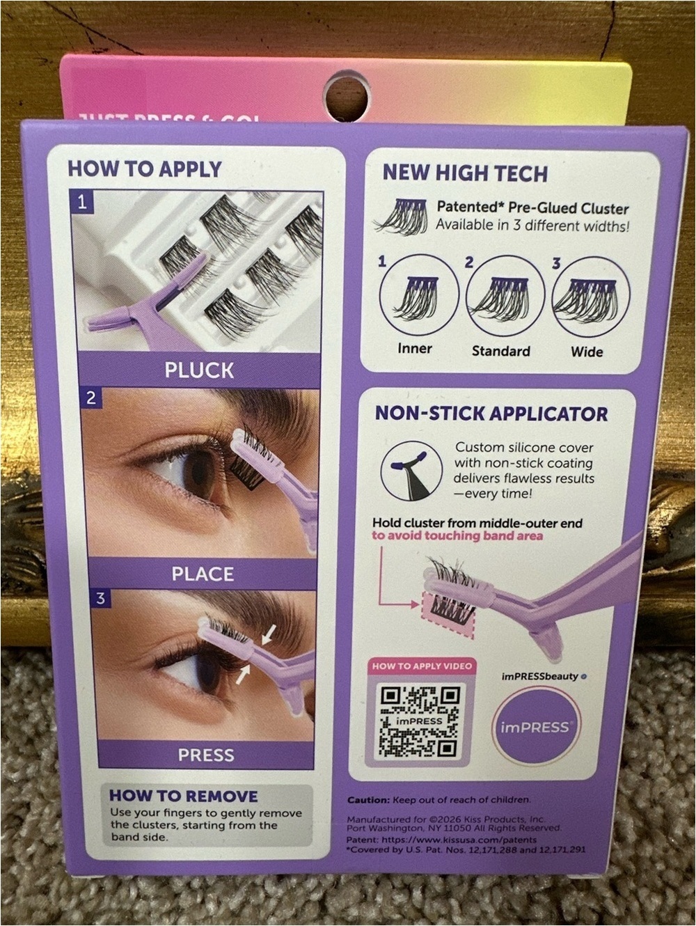 NIB Impress Beauty The No Glue Falsies Lashes Classic Volume 23223 - Picture 2 of 4